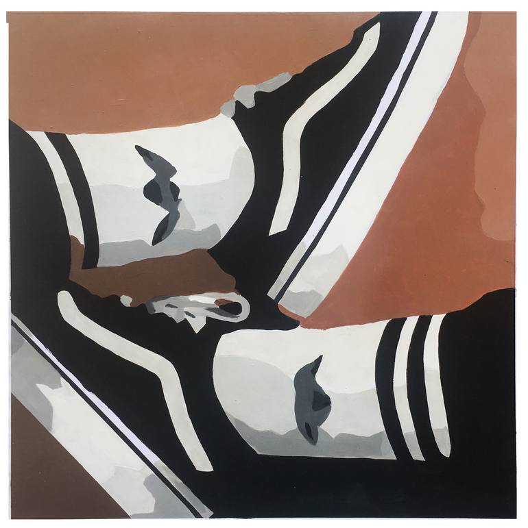 Vans shoes Painting by Tamas Vadocz 