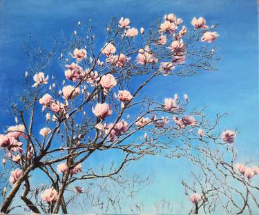 Print of Realism Floral Paintings by Jian Huang