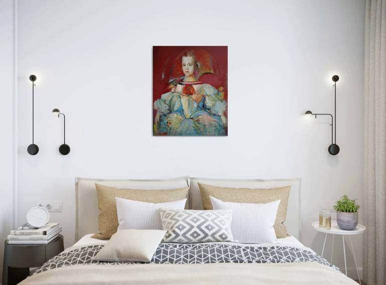 Original Impressionism People Painting by Viktor Volkov