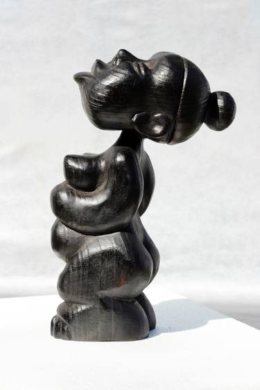 Fertility/Female (Sculpture in wood, Figurative art) Limited Edition 1 of 8 thumb