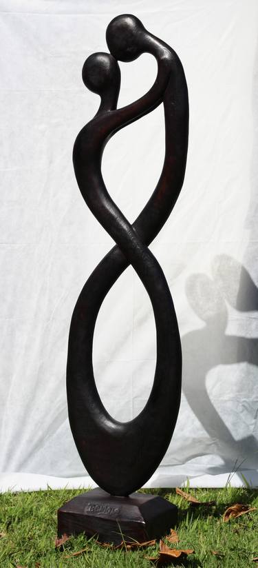 Great Infinite (Sculpture in wood, Figurative art) Limited Edition 1 of 8 thumb