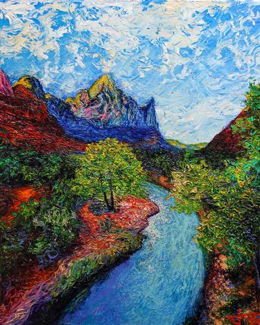 Original Expressionism Landscape Paintings by Joshua Blankinship