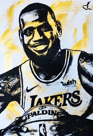 Gold LeBron James thumb