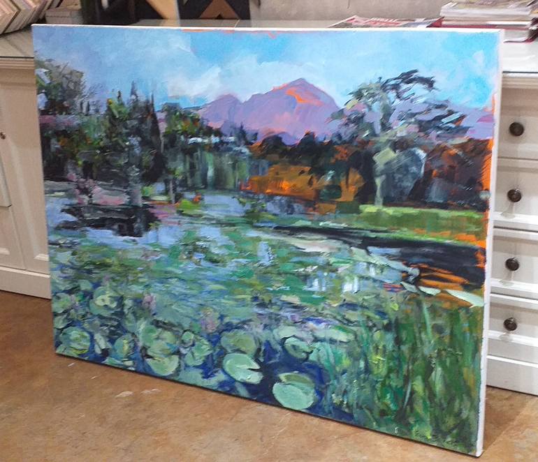 Original Impressionism Landscape Painting by Eira Sands