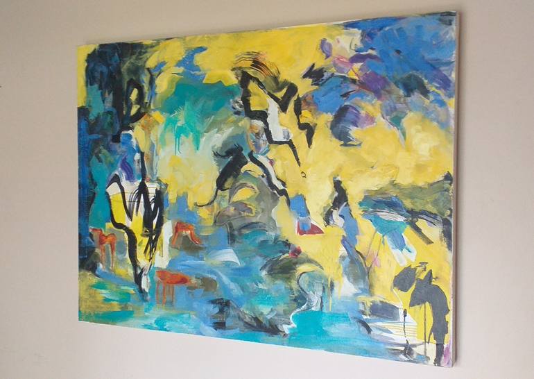 Original Abstract Expressionism Abstract Painting by Eira Sands