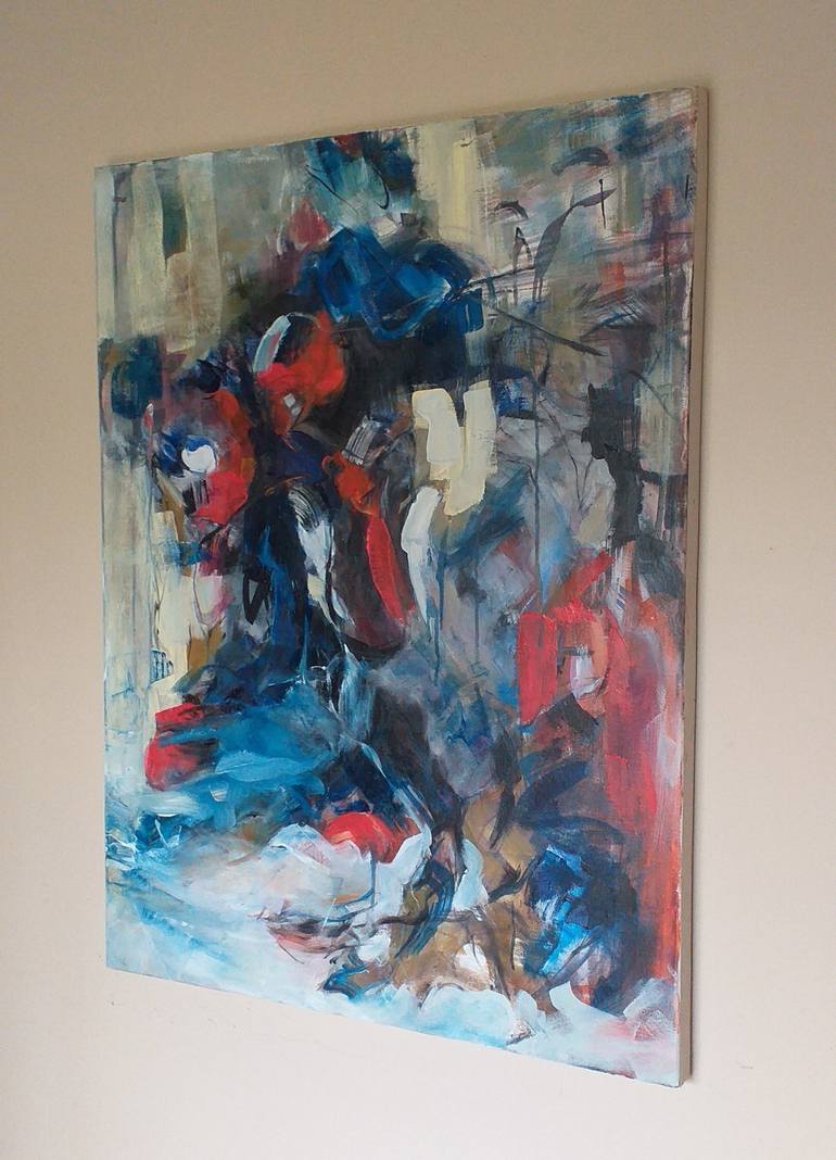 Original Abstract Expressionism Abstract Painting by Eira Sands