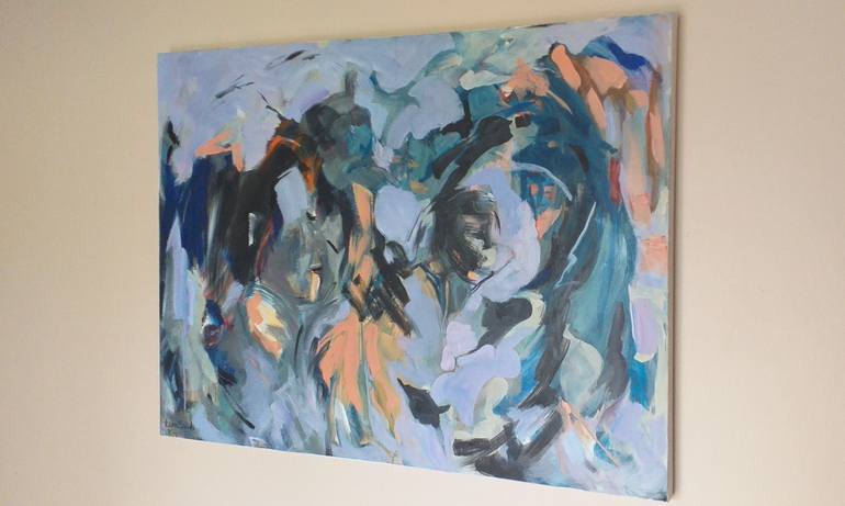 Original Abstract Expressionism Abstract Painting by Eira Sands