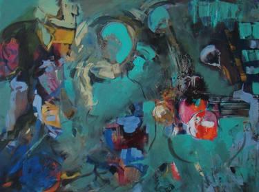 Original Abstract Expressionism Abstract Paintings by Eira Sands