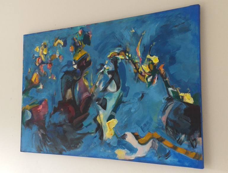 Original Abstract Expressionism Abstract Painting by Eira Sands