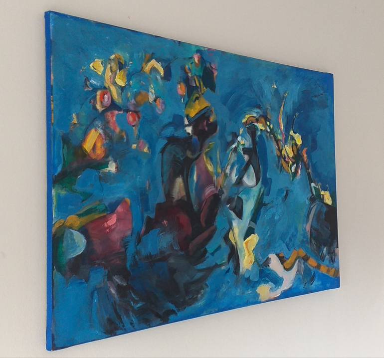 Original Abstract Expressionism Abstract Painting by Eira Sands
