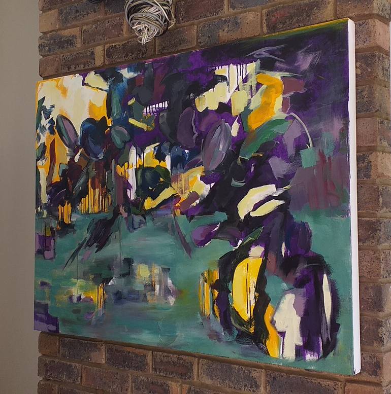 Original Abstract Expressionism Abstract Painting by Eira Sands