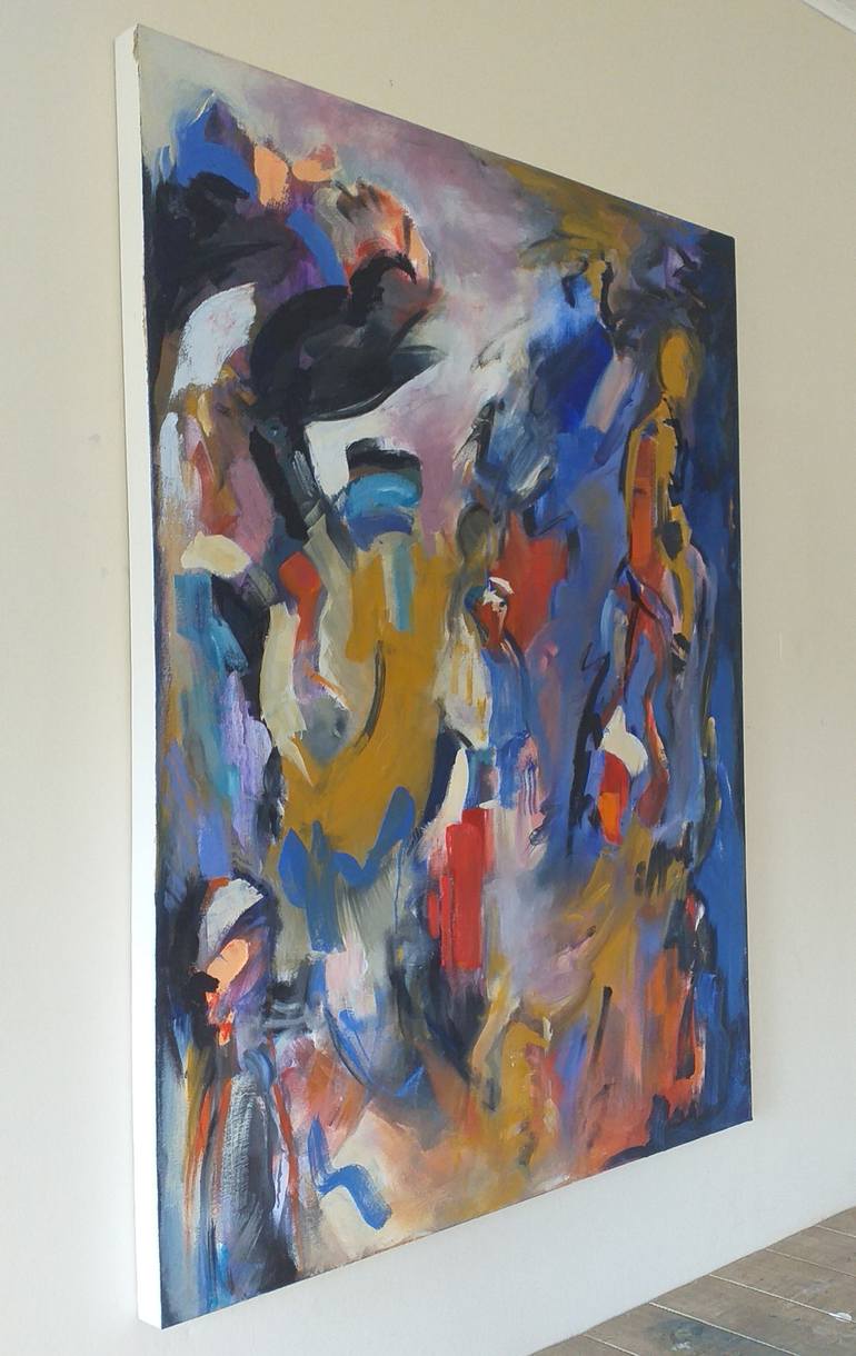 Original Abstract Expressionism Abstract Painting by Eira Sands