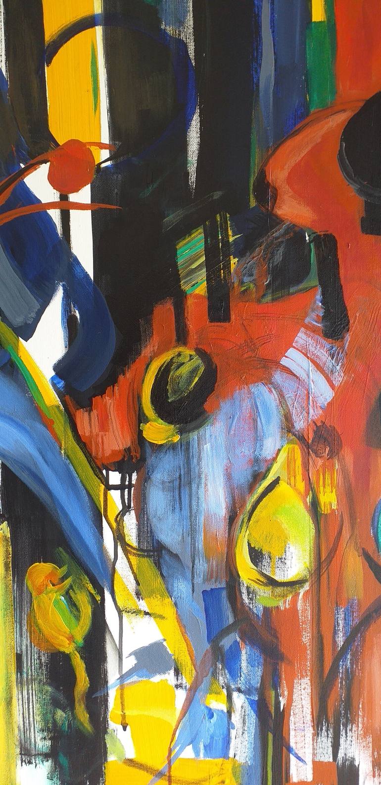 Original Abstract Expressionism Abstract Painting by Eira Sands