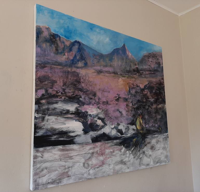 Original Abstract Landscape Painting by Eira Sands