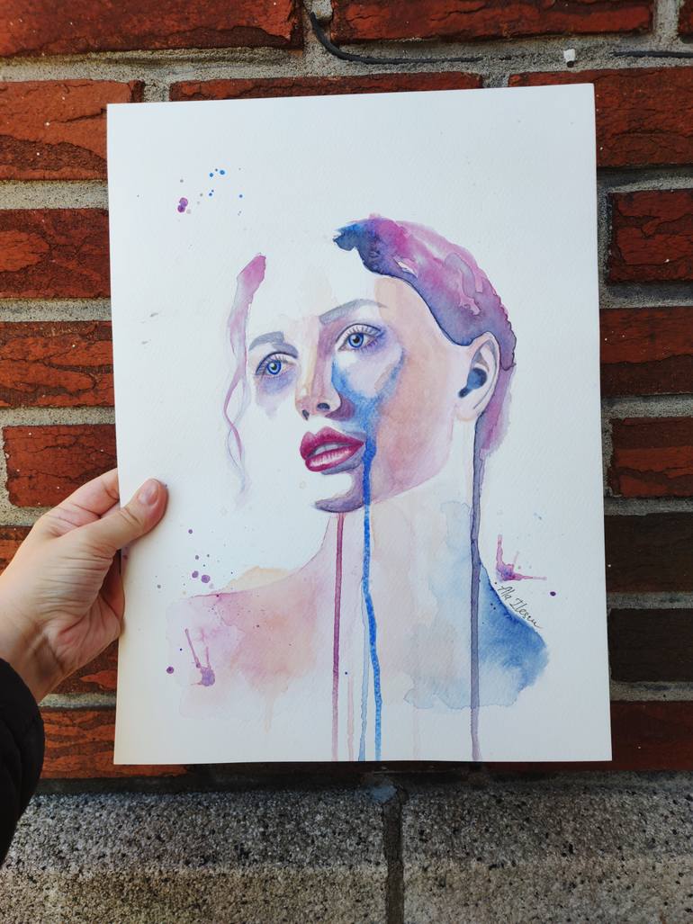 Original Contemporary People Painting by Ala Ilescu