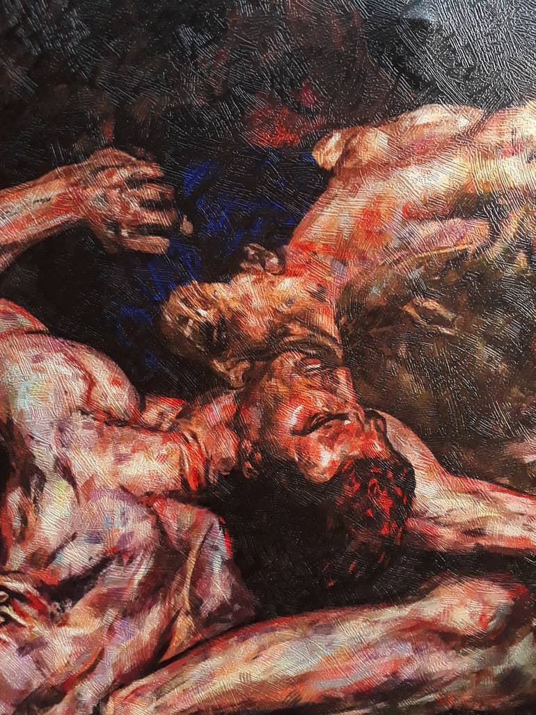 Original Figurative Abstract Painting by Ahmed Karam