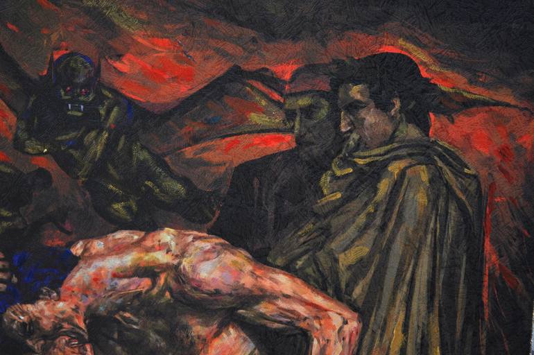Original Figurative Abstract Painting by Ahmed Karam