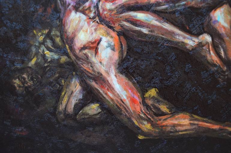 Original Figurative Abstract Painting by Ahmed Karam