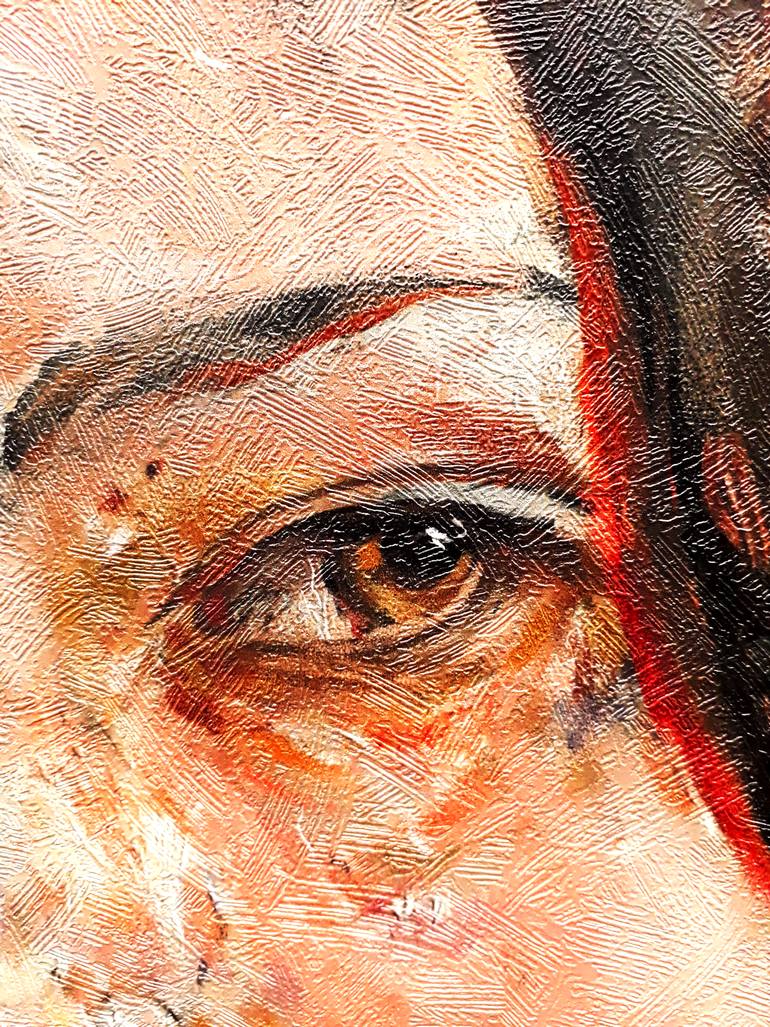 Original Abstract People Painting by Ahmed Karam
