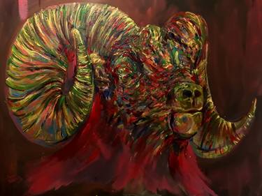 Original Abstract Animal Paintings by Ahmed Karam