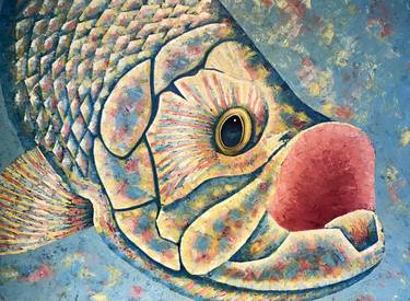 Print of Abstract Fish Paintings by Alicia Zemanek