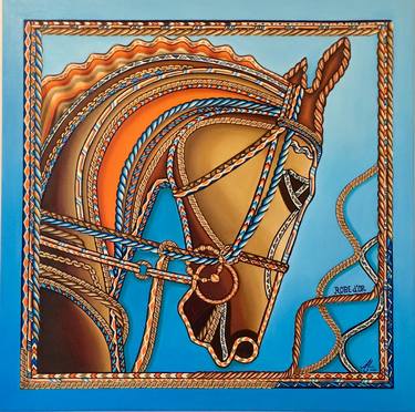 Print of Horse Paintings by Alicia Zemanek