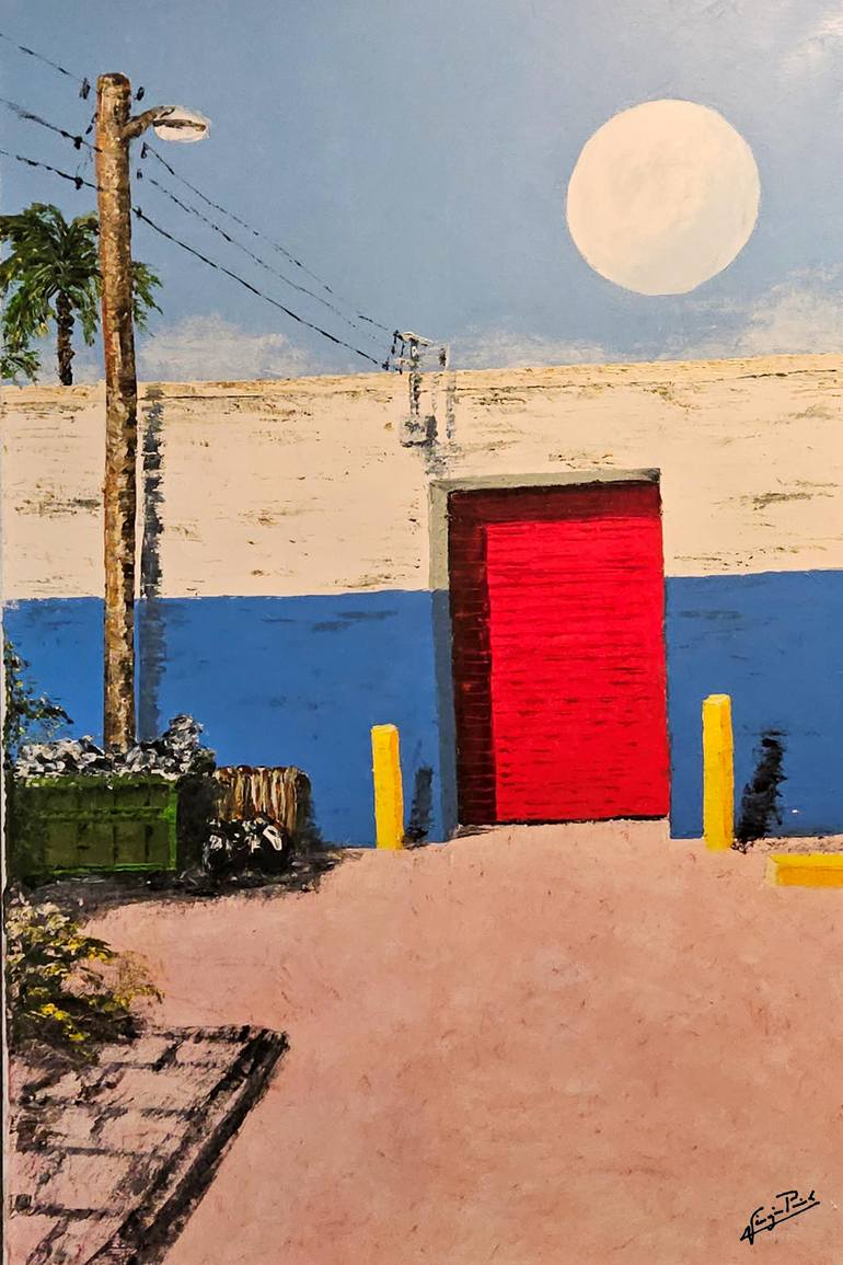 Original Architecture Painting by Virginia Praschnik | Contemporary Art on Canvas | THE WAREHOUSE