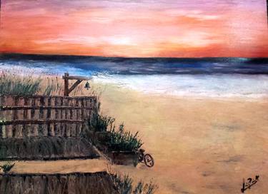 Original Beach Paintings by Virginia Praschnik