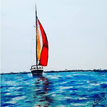 Original Realism Boat Paintings by Virginia Praschnik