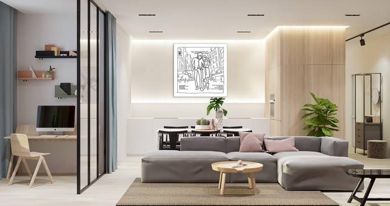 Original Minimalism Music Mixed Media by Gino Verna