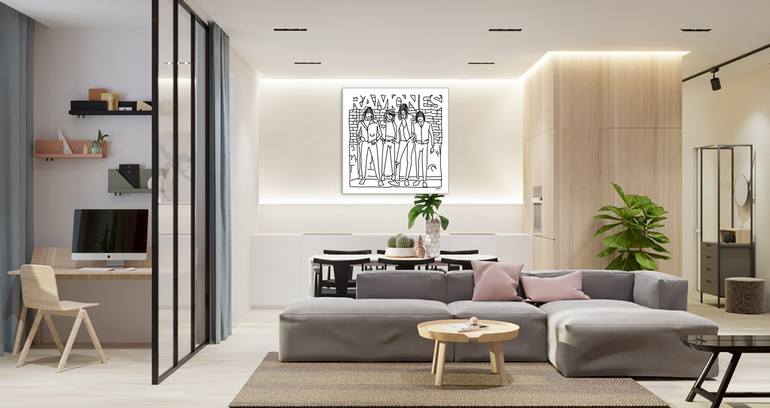 Original Illustration Music Mixed Media by Gino Verna