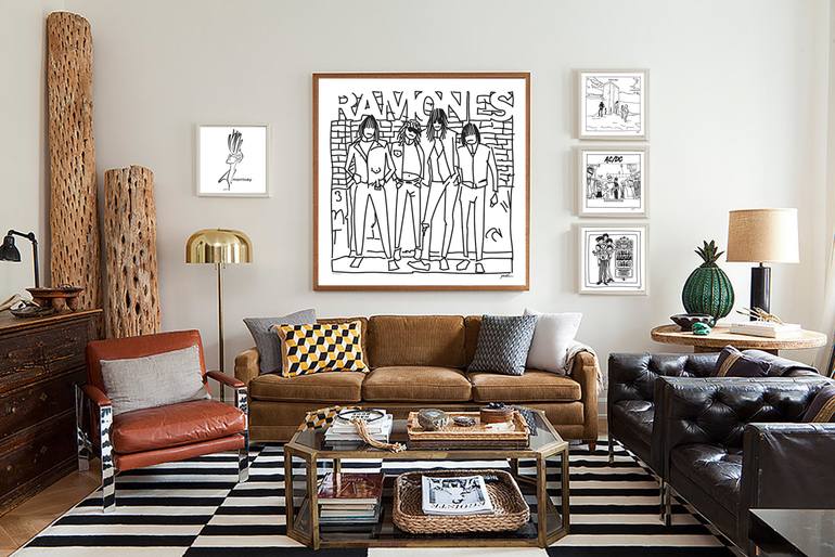 Original Illustration Music Mixed Media by Gino Verna