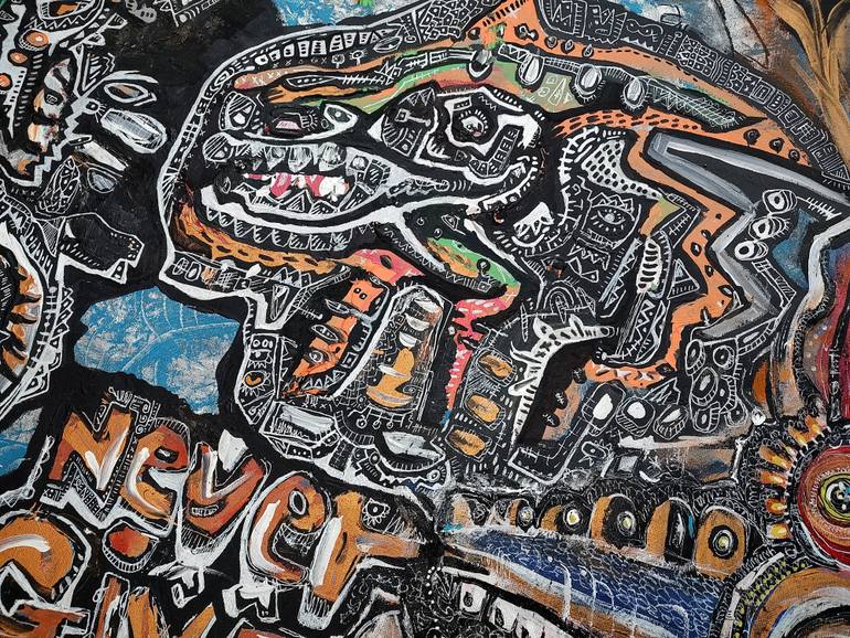 Original Contemporary Graffiti Painting by Tania Sacrato