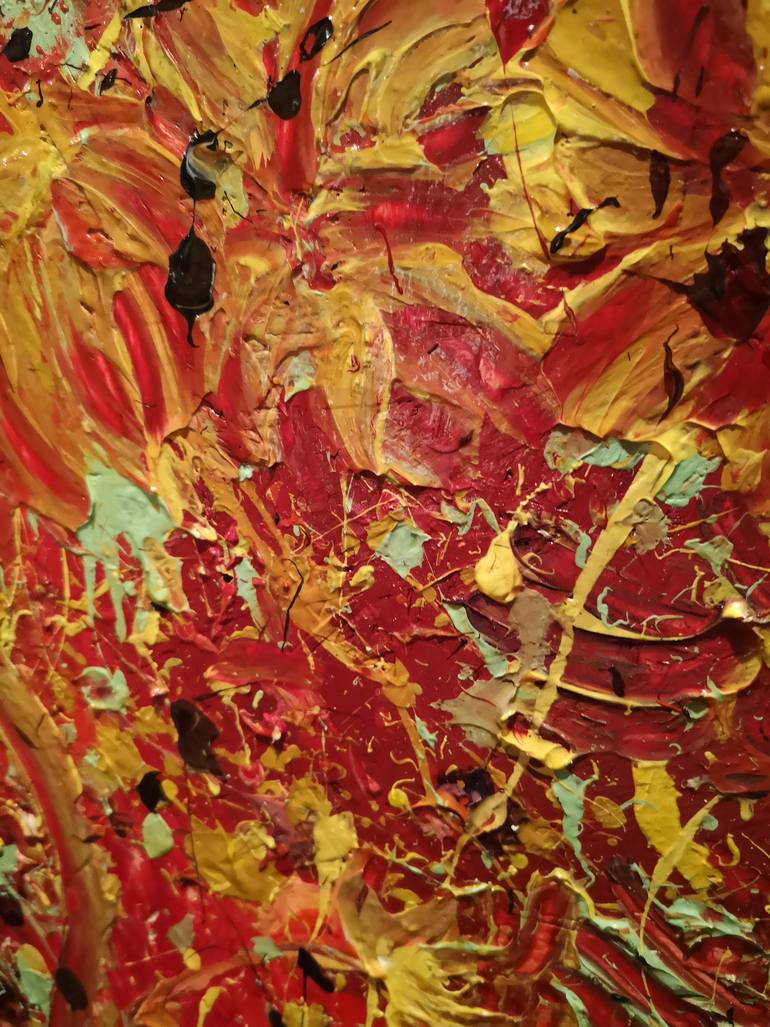 Original Abstract Expressionism Abstract Painting by Tania Sacrato