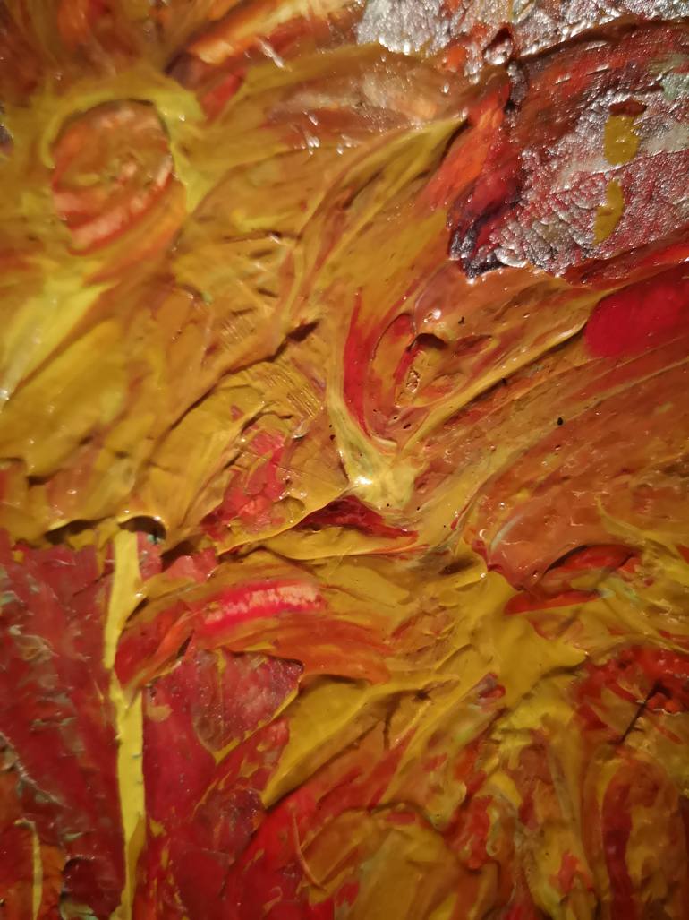 Original Abstract Expressionism Abstract Painting by Tania Sacrato