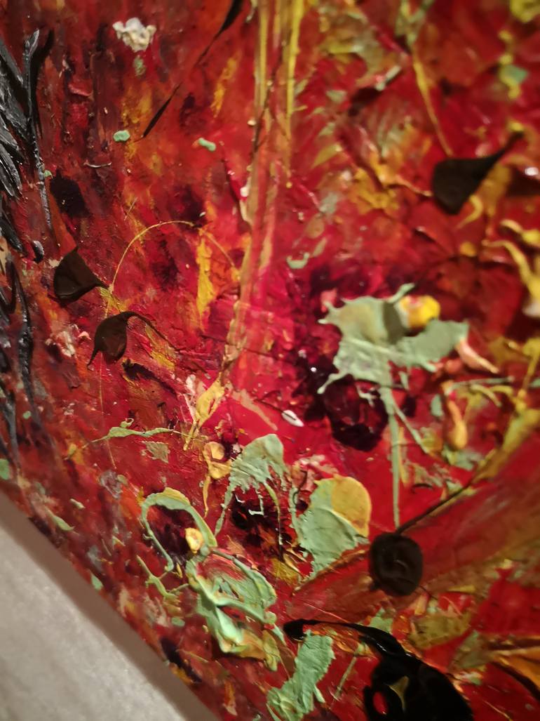 Original Abstract Expressionism Abstract Painting by Tania Sacrato