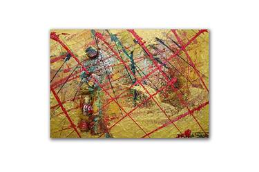 Original Abstract Expressionism Abstract Collage by Tania Sacrato