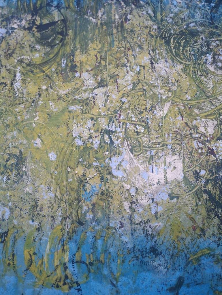 Original Abstract Expressionism Abstract Painting by Tania Sacrato