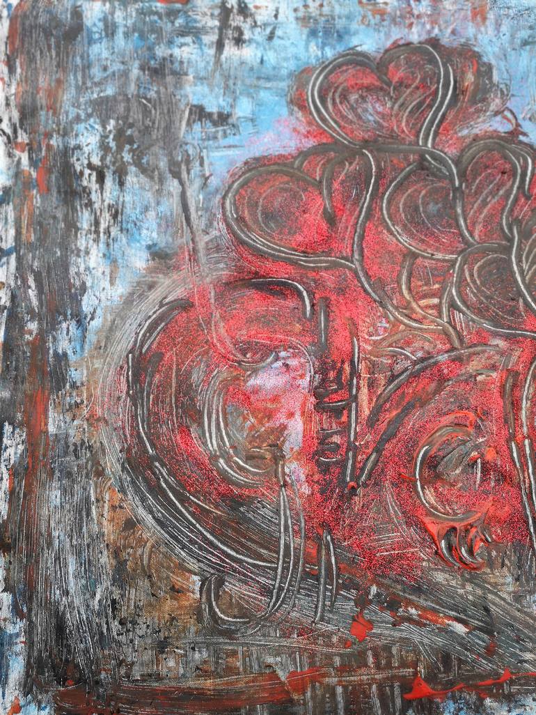 Original Abstract Expressionism Abstract Painting by Tania Sacrato