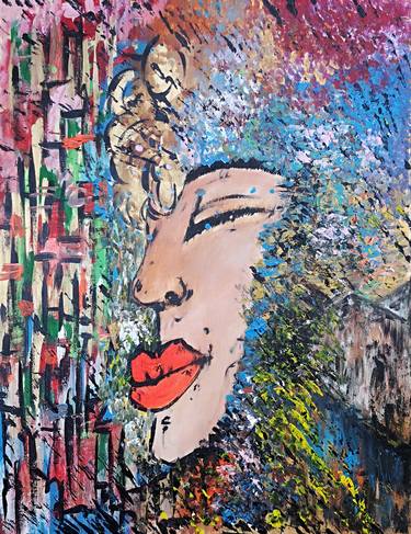 Original Expressionism Portrait Paintings by Tania Sacrato