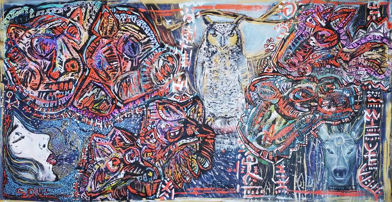 Print of Abstract Expressionism Nature Paintings by Tania Sacrato