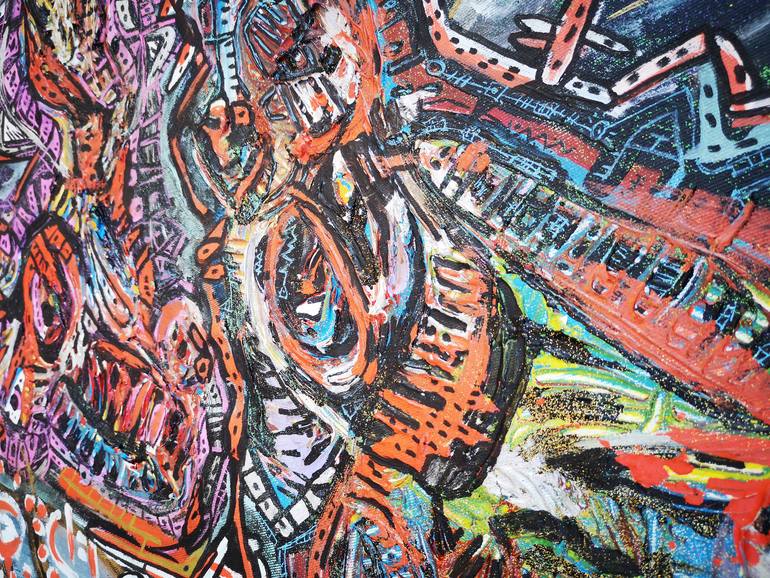 Original Abstract Expressionism Nature Painting by Tania Sacrato