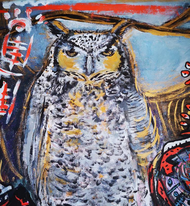 Original Abstract Expressionism Nature Painting by Tania Sacrato