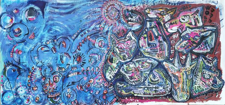 Print of Abstract Expressionism Nature Paintings by Tania Sacrato