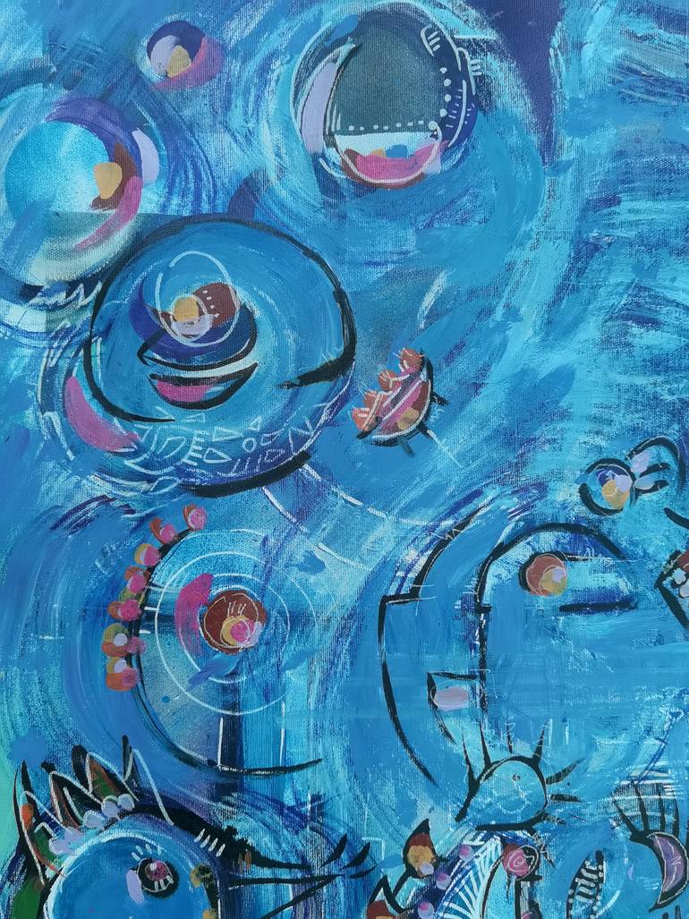 Original Abstract Expressionism Nature Painting by Tania Sacrato