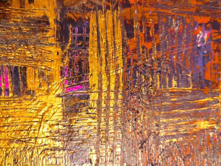 Original Abstract Expressionism Abstract Painting by Tania Sacrato