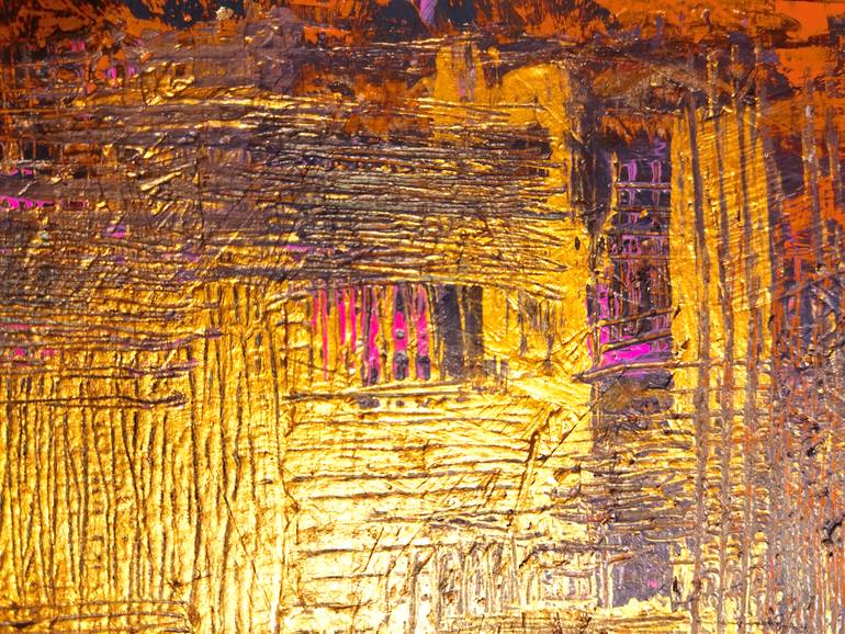Original Abstract Expressionism Abstract Painting by Tania Sacrato