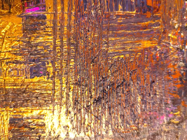 Original Abstract Expressionism Abstract Painting by Tania Sacrato