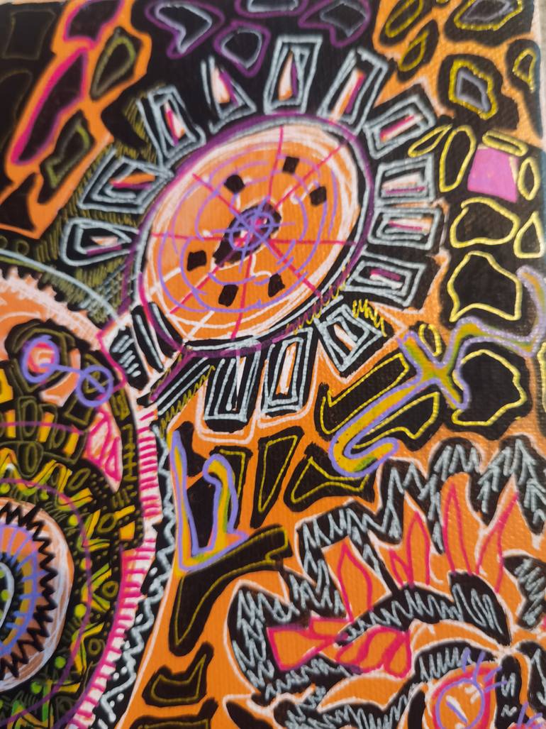 Original Illustration Mortality Painting by Tania Sacrato