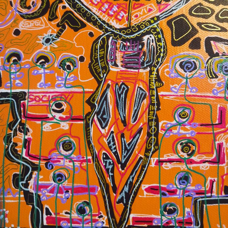 Original Illustration Mortality Painting by Tania Sacrato